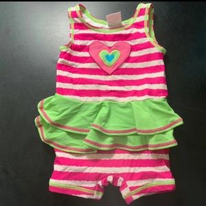 Hanna Andersson shorty bathing suit 6-9 months